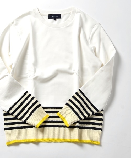 SHIPS JET BLUE（シップスジェットブルー）の「SHIPS JET BLUE: ドッキング スウェット（スウェット・メンズ・ネイビー/ホワイト/グレー・MEDIUM/SMALL/LARGE）」の9枚目の写真