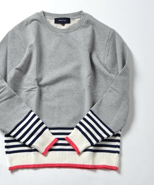 SHIPS JET BLUE（シップスジェットブルー）の「SHIPS JET BLUE: ドッキング スウェット（スウェット・メンズ・ネイビー/ホワイト/グレー・MEDIUM/SMALL/LARGE）」の10枚目の写真