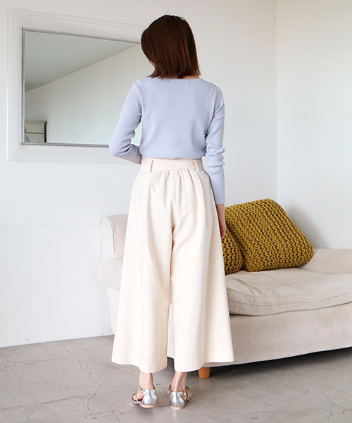 N.（N. Natural Beauty Basic）（エヌエヌナチュラルビューティーベーシック）の「総針Ｖネック（ニット/セーター・レディース・ホワイト系その他/ピンク/ホワイト/グレー/ネイビー・MEDIUM）」の20枚目の写真