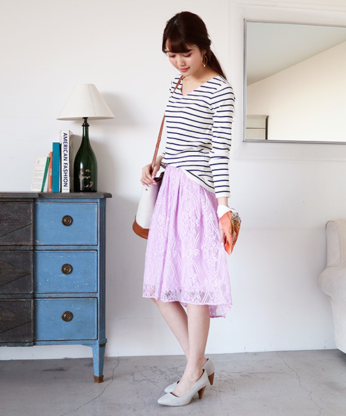 N.（N. Natural Beauty Basic）（エヌエヌナチュラルビューティーベーシック）の「総針Ｖネック（ニット/セーター・レディース・ホワイト系その他/ピンク/ホワイト/グレー/ネイビー・MEDIUM）」の8枚目の写真