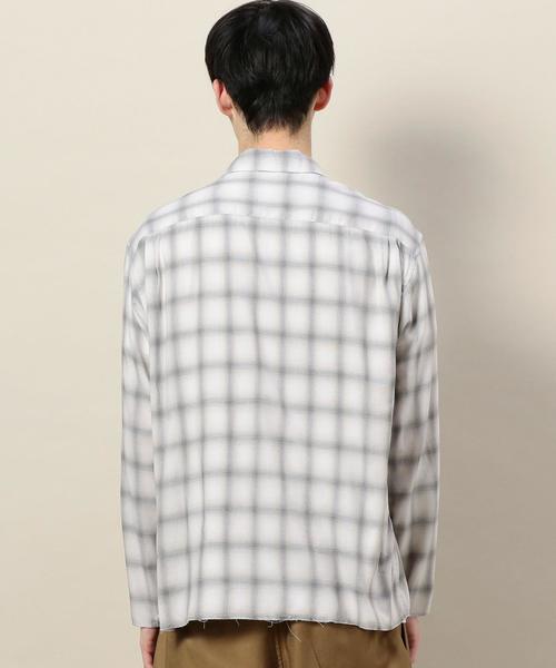 BEAUTY&YOUTH UNITED ARROWS(ビューティーアンドユースユナイテッドアローズ)の「BY オンブレチェック 2ボタン フォルム シャツ ◆(シャツ/ブラウス・メンズ・グレー/コバルトブルー・LARGE/SMALL/MEDIUM/X-LARGE)」の3枚目の写真