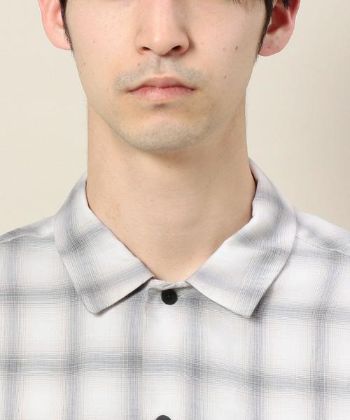 BEAUTY&YOUTH UNITED ARROWS(ビューティーアンドユースユナイテッドアローズ)の「BY オンブレチェック 2ボタン フォルム シャツ ◆(シャツ/ブラウス・メンズ・グレー/コバルトブルー・LARGE/SMALL/MEDIUM/X-LARGE)」の7枚目の写真