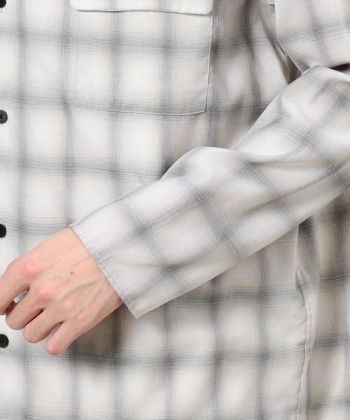 BEAUTY&YOUTH UNITED ARROWS(ビューティーアンドユースユナイテッドアローズ)の「BY オンブレチェック 2ボタン フォルム シャツ ◆(シャツ/ブラウス・メンズ・グレー/コバルトブルー・LARGE/SMALL/MEDIUM/X-LARGE)」の8枚目の写真