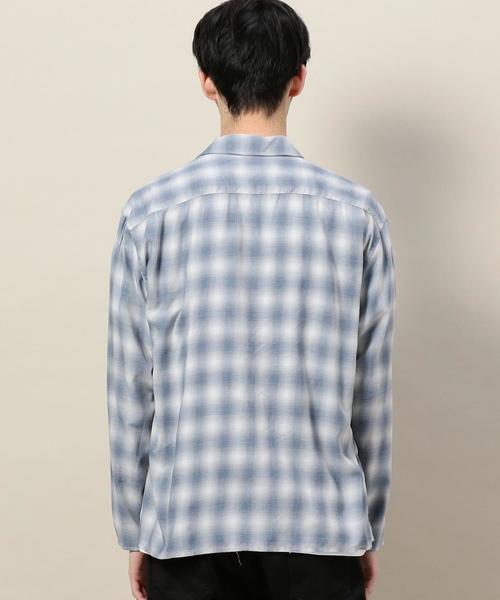BEAUTY&YOUTH UNITED ARROWS(ビューティーアンドユースユナイテッドアローズ)の「BY オンブレチェック 2ボタン フォルム シャツ ◆(シャツ/ブラウス・メンズ・グレー/コバルトブルー・LARGE/SMALL/MEDIUM/X-LARGE)」の12枚目の写真
