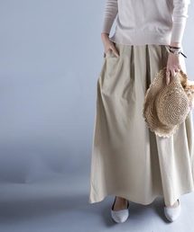 antiqua | 綿麻ワイド×ワイドパンツ(その他パンツ)