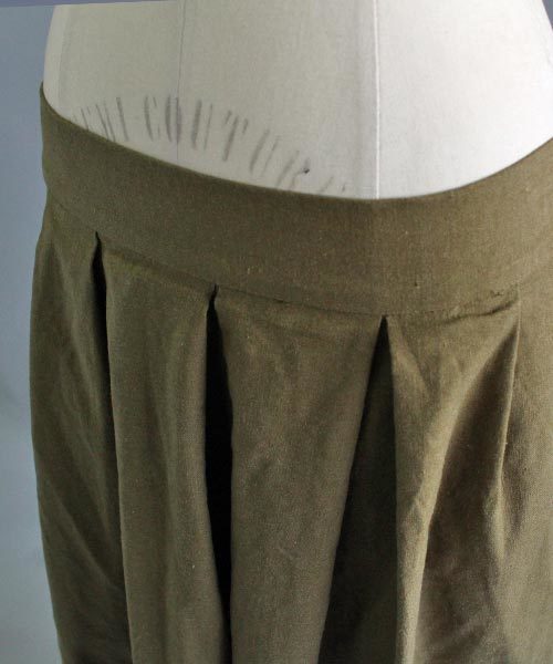 antiqua（アンティカ）の「綿麻ワイド×ワイドパンツ（その他パンツ・レディース・カーキ/ネイビー/ベージュ・M）」の8枚目の写真
