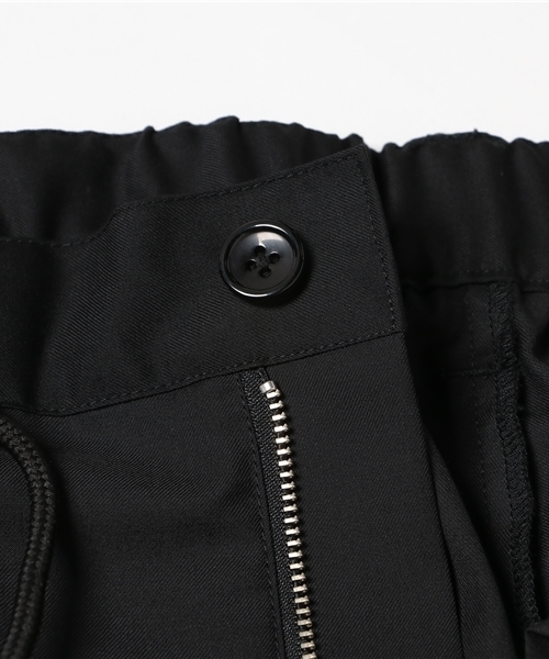 WEGO(ウィゴー)の「WEGO/フリンジヘムタックワイドパンツ(スラックス・メンズ・ブルー系その他4/ブラック・MEDIUM/LARGE)」の11枚目の写真