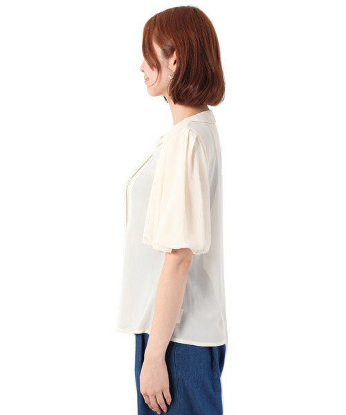 SILAS(サイラス)の「BALLOON CHIFFON BLOUSE(シャツ/ブラウス・レディース・ホワイト・SMALL/MEDIUM)」の2枚目の写真