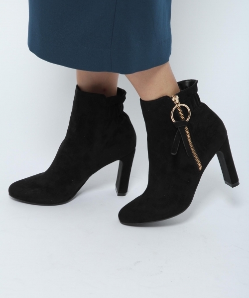 laboratory work（ラボラトリーワーク）の「ﾘﾝｸﾞﾌｧｽﾅｰﾌﾞｰﾂ（パンプス・レディース・ベージュ系その他/ブラック・MEDIUM/LARGE）」の2枚目の写真