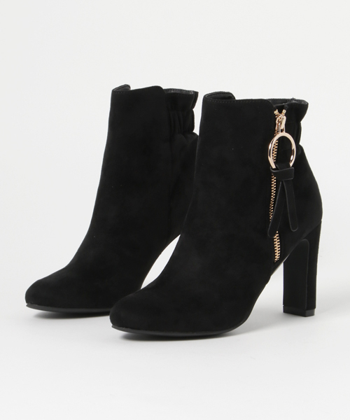 laboratory work（ラボラトリーワーク）の「ﾘﾝｸﾞﾌｧｽﾅｰﾌﾞｰﾂ（パンプス・レディース・ベージュ系その他/ブラック・MEDIUM/LARGE）」の11枚目の写真