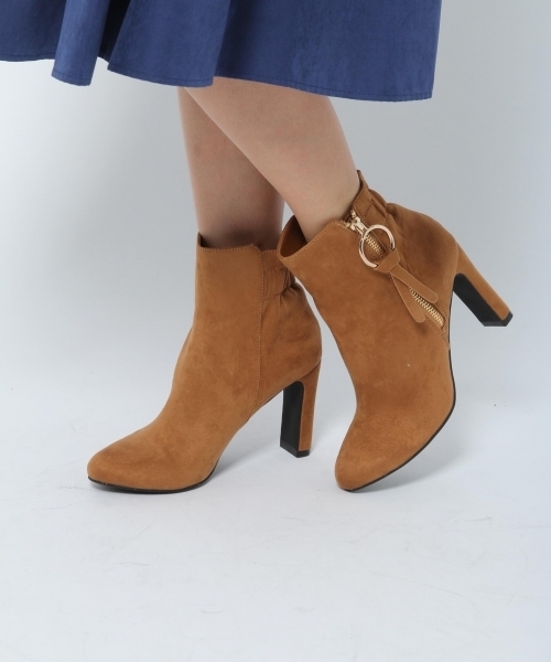 laboratory work（ラボラトリーワーク）の「ﾘﾝｸﾞﾌｧｽﾅｰﾌﾞｰﾂ（パンプス・レディース・ベージュ系その他/ブラック・MEDIUM/LARGE）」の10枚目の写真