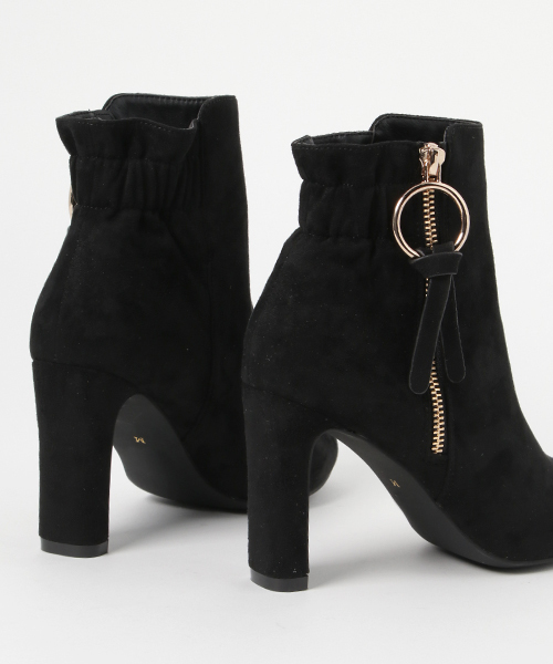 laboratory work（ラボラトリーワーク）の「ﾘﾝｸﾞﾌｧｽﾅｰﾌﾞｰﾂ（パンプス・レディース・ベージュ系その他/ブラック・MEDIUM/LARGE）」の5枚目の写真