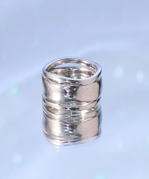 JUPITER（ジュピター）の「【SV925】ボリュームワイドシルバーリング（リング・レディース・シルバー・#13/#11）」の18枚目の写真