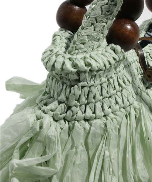 Another Edition（アナザーエディション）の「AE 2WayFrangePP TOTE（ショルダーバッグ・レディース・ライム/イエロー・フリー）」の6枚目の写真