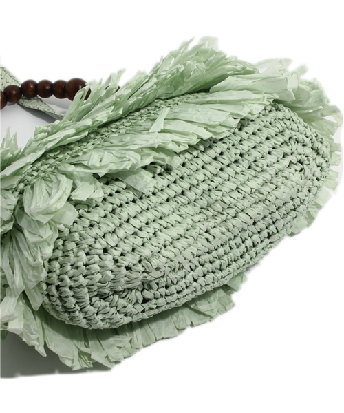 Another Edition（アナザーエディション）の「AE 2WayFrangePP TOTE（ショルダーバッグ・レディース・ライム/イエロー・フリー）」の8枚目の写真