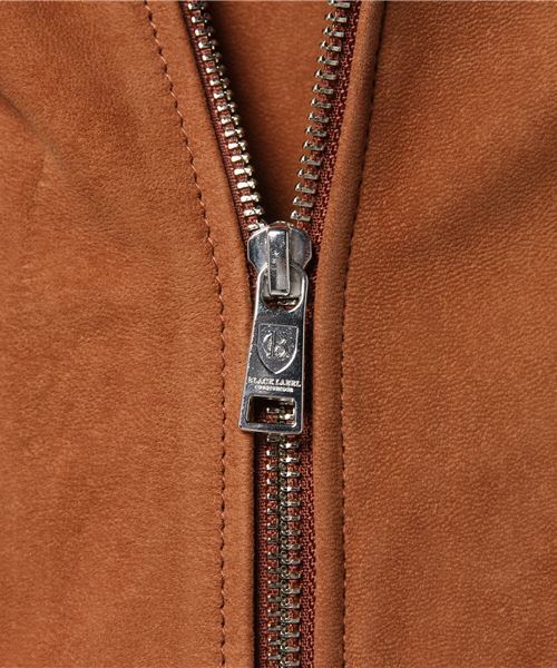 BLACK LABEL CRESTBRIDGE（ブラックレーベル・クレストブリッジ）の「ヌバックＷバイカーズ（ライダースジャケット・メンズ・ブラウン・L/M）」の4枚目の写真