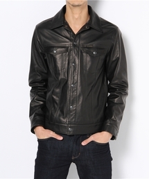 HYSTERIC GLAMOUR | カウレザーGジャン(ブルゾン)