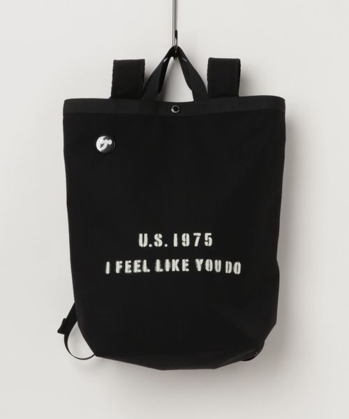 HYSTERIC GLAMOUR（ヒステリックグラマー）の「CORDURA サック（バックパック/リュック・メンズ・ベージュ/グリーン系カモフラージュ/ブラック・FREE）」の2枚目の写真