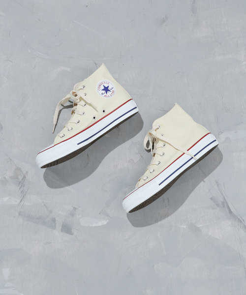 CONVERSE(コンバース)の「CONVERSE/キャンバスオールスターHI(スニーカー・レディース・ホワイト/ブラック・5/5.5/4/4.5)」の2枚目の写真