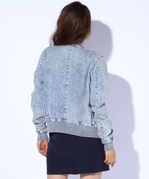 EMODA（エモダ）の「ヴィンテージデニムスタジャン（スタジャン・レディース・ブルー/インディゴブルー・MEDIUM/SMALL）」の8枚目の写真