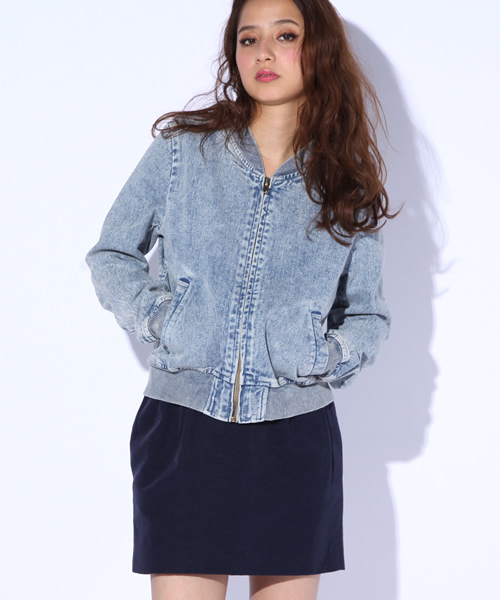 EMODA（エモダ）の「ヴィンテージデニムスタジャン（スタジャン・レディース・ブルー/インディゴブルー・MEDIUM/SMALL）」の10枚目の写真