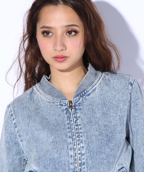 EMODA（エモダ）の「ヴィンテージデニムスタジャン（スタジャン・レディース・ブルー/インディゴブルー・MEDIUM/SMALL）」の12枚目の写真