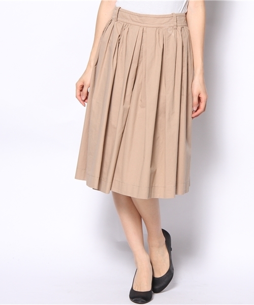 Ray BEAMS（レイビームス）の「Ray BEAMS / プリーツギャザーキュロット（その他パンツ・レディース・ベージュ/オリーブ・0/1）」の2枚目の写真