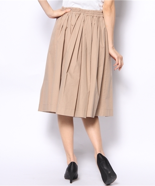 Ray BEAMS（レイビームス）の「Ray BEAMS / プリーツギャザーキュロット（その他パンツ・レディース・ベージュ/オリーブ・0/1）」の4枚目の写真