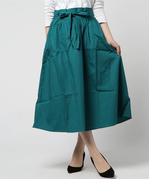 earth music&ecology（アースミュージックアンドエコロジー）の「・Vカーブウエストギャザースカート ●（スカート・レディース・ベージュ系その他4/イエロー/レッド/グリーン/ベージュ/ブルー系その他5・FREE）」の19枚目の写真