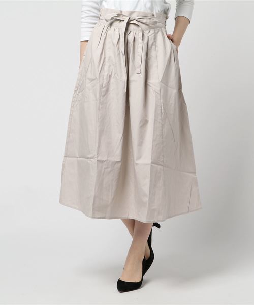 earth music&ecology（アースミュージックアンドエコロジー）の「・Vカーブウエストギャザースカート ●（スカート・レディース・ベージュ系その他4/イエロー/レッド/グリーン/ベージュ/ブルー系その他5・FREE）」の20枚目の写真