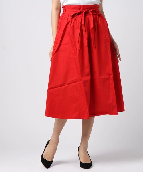 earth music&ecology（アースミュージックアンドエコロジー）の「・Vカーブウエストギャザースカート ●（スカート・レディース・ベージュ系その他4/イエロー/レッド/グリーン/ベージュ/ブルー系その他5・FREE）」の21枚目の写真