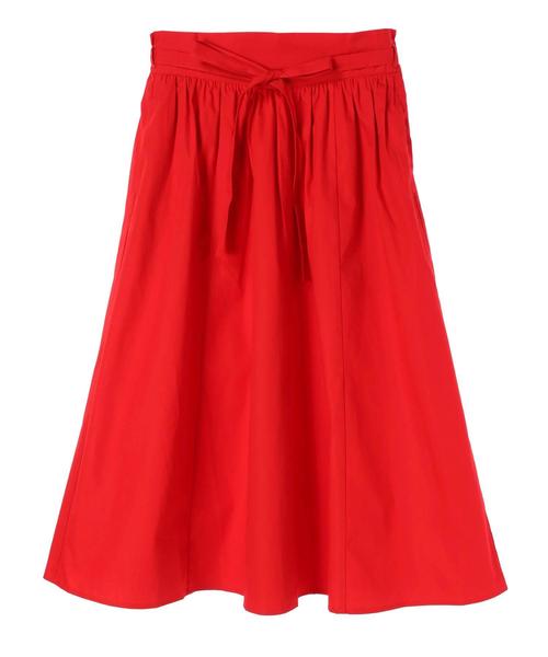 earth music&ecology（アースミュージックアンドエコロジー）の「・Vカーブウエストギャザースカート ●（スカート・レディース・ベージュ系その他4/イエロー/レッド/グリーン/ベージュ/ブルー系その他5・FREE）」の7枚目の写真