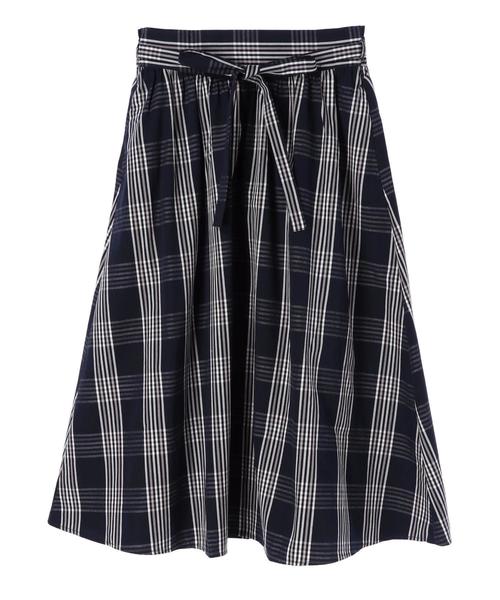 earth music&ecology（アースミュージックアンドエコロジー）の「・Vカーブウエストギャザースカート ●（スカート・レディース・ベージュ系その他4/イエロー/レッド/グリーン/ベージュ/ブルー系その他5・FREE）」の11枚目の写真