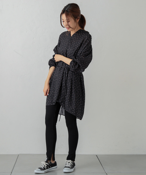 Ciaopanic Typy チャオパニックティピー の マルチドットチュニックワンピース ワンピース Wear