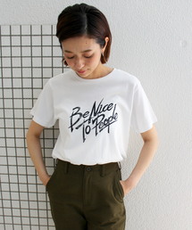 ottilie | Be Nice To Peaple プリントＴシャツ(Tシャツ/カットソー)