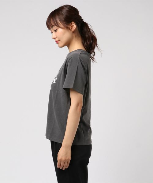 ottilie(オティーリエ)の「Be Nice To Peaple プリントTシャツ(Tシャツ/カットソー・レディース・オフホワイト/ブラック/チャコールグレー・FREE)」の9枚目の写真