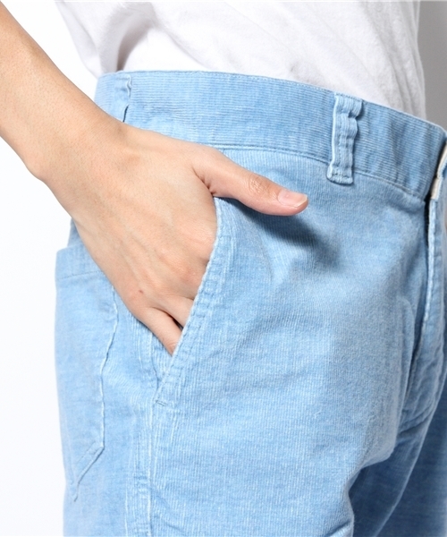 WEGO（ウィゴー）の「WEGO/コーデュロイスリムパンツ（スラックス・メンズ・ライトグレー/サックスブルー/ライトベージュ・MEDIUM/LARGE）」の9枚目の写真