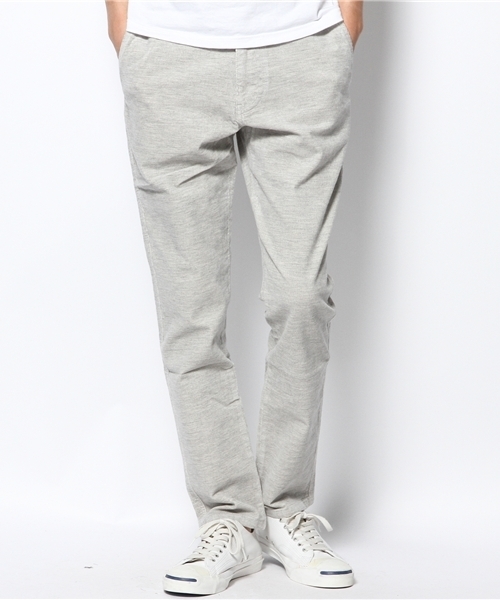 WEGO（ウィゴー）の「WEGO/コーデュロイスリムパンツ（スラックス・メンズ・ライトグレー/サックスブルー/ライトベージュ・MEDIUM/LARGE）」の13枚目の写真