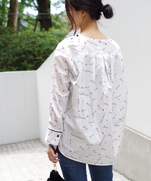 NARACAMICIE（ナラカミーチェ）の「VIVA MODA プルオーバーブラウス（シャツ/ブラウス・レディース・ホワイト・MEDIUM）」の8枚目の写真