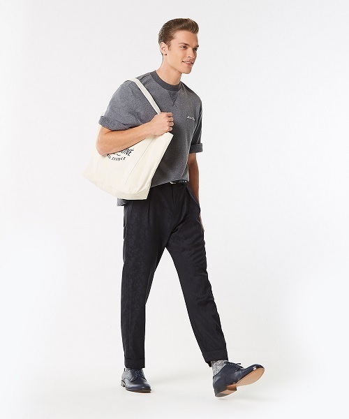 Maison Kitsune（メゾンキツネ）の「SHOPPING BAG PALAIS ROYAL（トートバッグ・メンズ・キナリ・U）」の6枚目の写真