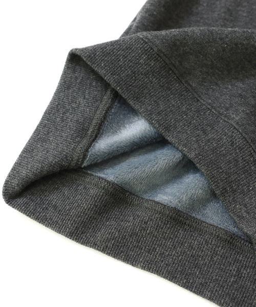 devirock（デビロック）の「裏シャギーボリュームネック長袖プルパーカー 裏起毛（パーカー・キッズ・キャメル/カーキ/スモークピンク/グリーン系その他/ヘザーチャコール/ブラック・160cm/110cm/130cm/150cm/140cm/100cm/120cm）」の14枚目の写真