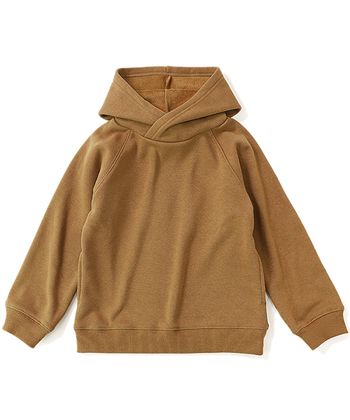 devirock（デビロック）の「裏シャギーボリュームネック長袖プルパーカー 裏起毛（パーカー・キッズ・キャメル/カーキ/スモークピンク/グリーン系その他/ヘザーチャコール/ブラック・160cm/110cm/130cm/150cm/140cm/100cm/120cm）」の20枚目の写真