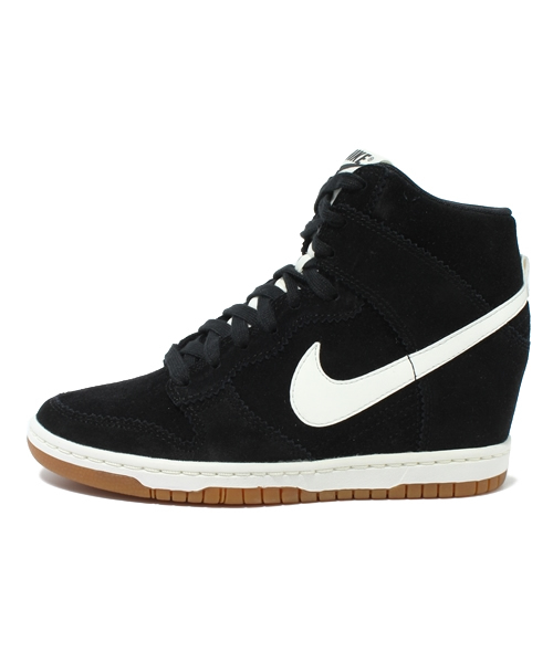 WHO'S WHO gallery(フーズフーギャラリー)の「【NIKE】DUNK SKY HI(スニーカー・レディース・ブラック/グレー・23.5cm/24.5cm)」の3枚目の写真