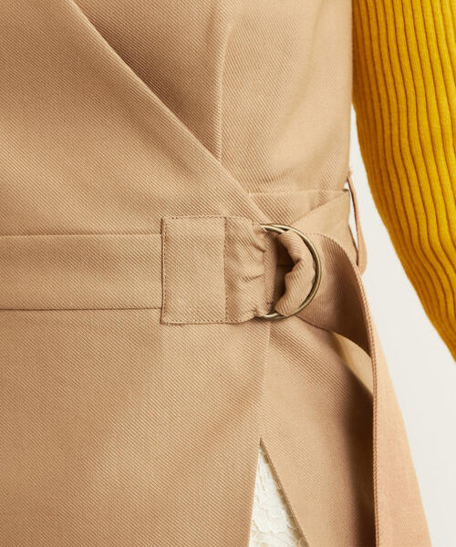 green label relaxing（グリーンレーベルリラクシング）の「[C/LI/TAカルゼ] FM ベスト ◆（ベスト・レディース・ベージュ/ネイビー・FREE）」の7枚目の写真