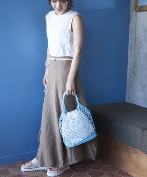 CONTROL FREAK / CTFK（コントロールフリーク）の「シャイニーペーパーバッグ（ハンドバッグ・レディース・シルバー/ゴールド/オレンジ/ブルー・FREE）」の7枚目の写真