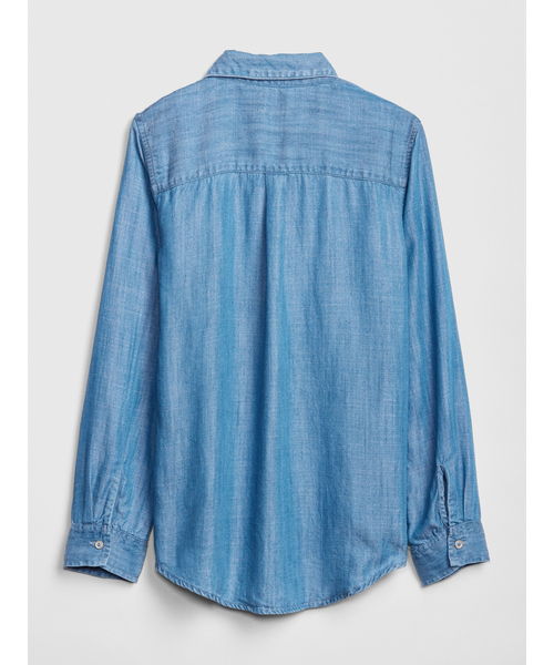 GAP（ギャップ）の「デニム長袖シャツ(キッズ)（シャツ/ブラウス 