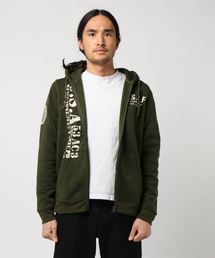 VIBGYOR Select/ バイカープリントジップパーカー (RM)