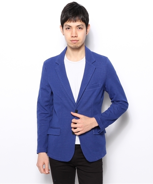 UNION STATION（ユニオンステーション）の「コットンテーラードジャケット（テーラードジャケット・メンズ・トップグレー/ブルー/ネイビー・LARGE/MEDIUM/LL）」の3枚目の写真