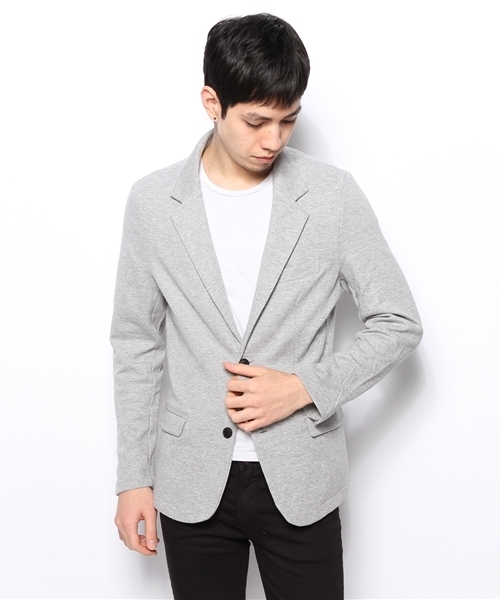 UNION STATION（ユニオンステーション）の「コットンテーラードジャケット（テーラードジャケット・メンズ・トップグレー/ブルー/ネイビー・LARGE/MEDIUM/LL）」の2枚目の写真