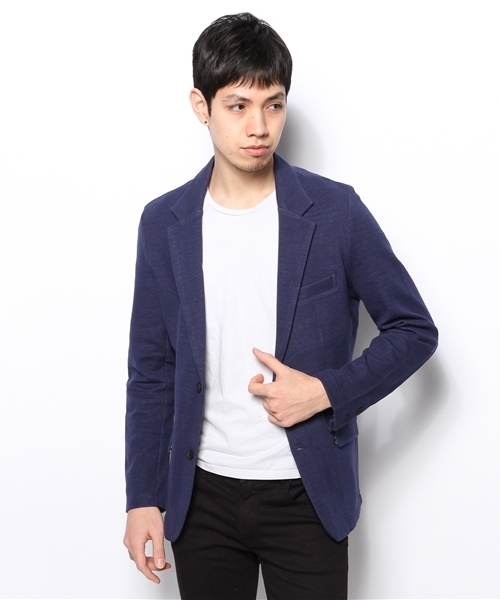 UNION STATION（ユニオンステーション）の「コットンテーラードジャケット（テーラードジャケット・メンズ・トップグレー/ブルー/ネイビー・LARGE/MEDIUM/LL）」の4枚目の写真